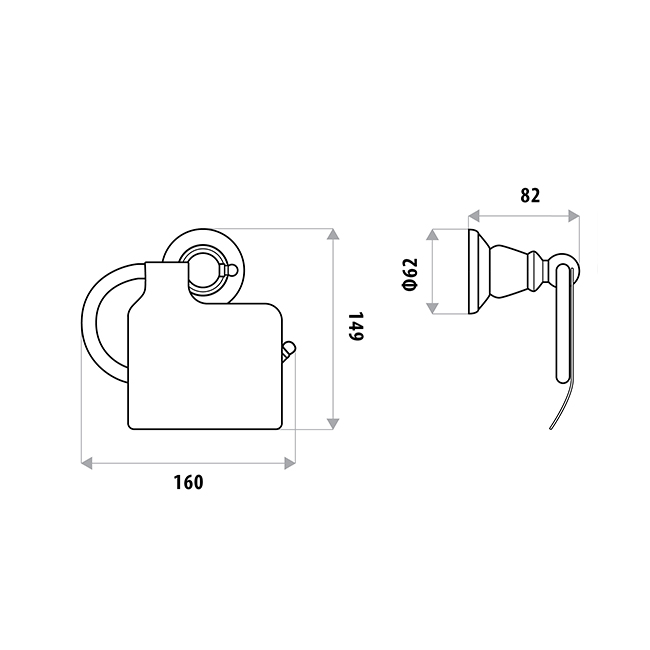 Noosa Toilet Roll Holder - Image 2